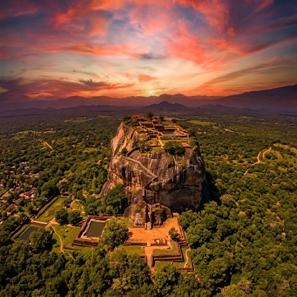 Sigiriya at Sunset